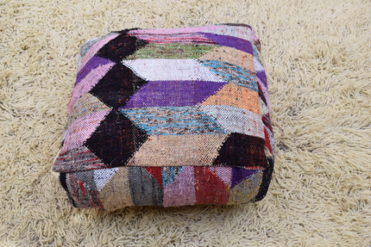 Boucharouite pouf