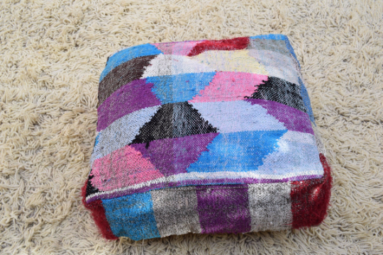 Boucharouite pouf