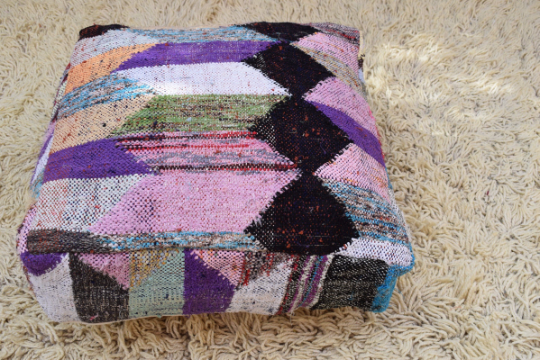 Boucharouite pouf