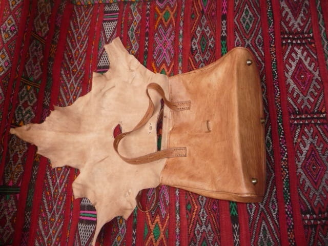 Leather Map bag