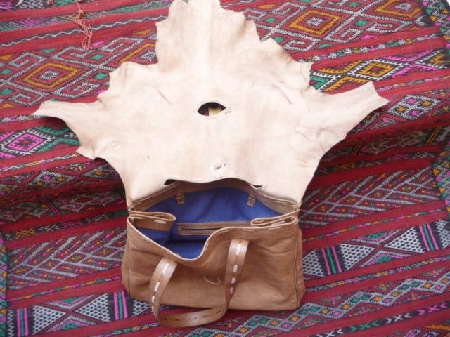 Leather Map bag